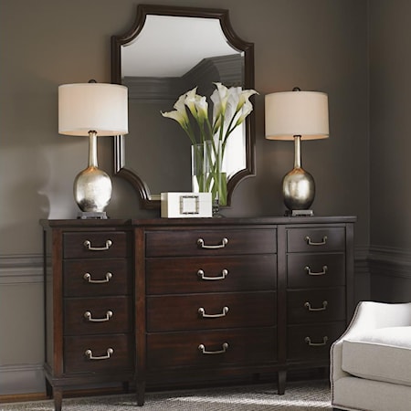 Baldwin Dresser and Catalina Mirror Set